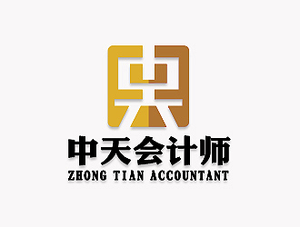 彭波的中天會計(jì)師logo設(shè)計(jì)