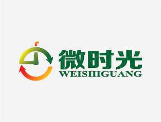 設(shè)計用的微時光果汁飲料店logo設(shè)計
