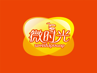 譚家強的微時光果汁飲料店logo設(shè)計