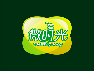 譚家強的微時光果汁飲料店logo設(shè)計