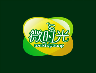 譚家強的微時光果汁飲料店logo設(shè)計