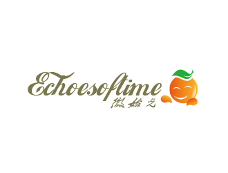 孫紅印的微時光果汁飲料店logo設(shè)計