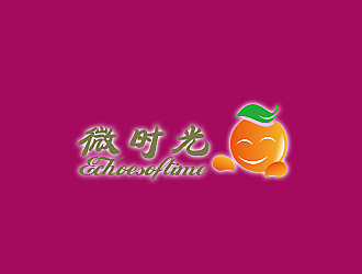 孫紅印的微時光果汁飲料店logo設(shè)計