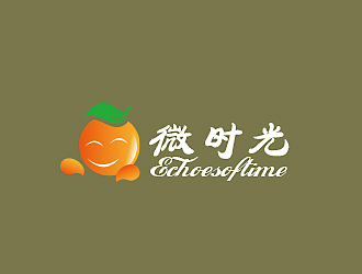 孫紅印的微時光果汁飲料店logo設(shè)計