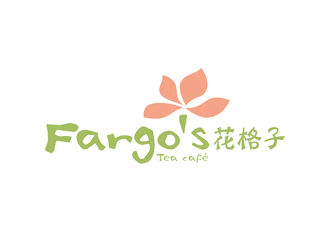 花格子Fargo's（Tea café）甜品店logo設計