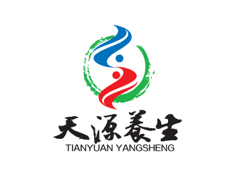 天源中醫(yī)養(yǎng)生瘦身logo設計