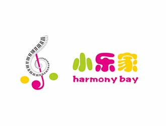 AR科技核心～雪狐設計的小樂家（中文名），harmony bay （英文名）logo設計
