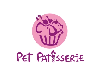 Pet Patisserie 蛋糕店logo設計