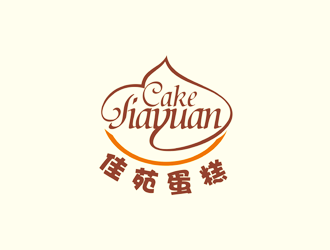佳苑蛋糕logo設計