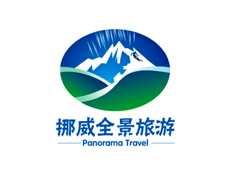 譚家強的挪威全景旅游logo設計