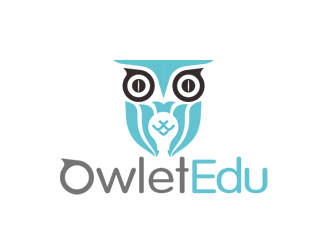 周國(guó)強(qiáng)的OwletEdu 卡通貓頭鷹logo設(shè)計(jì)