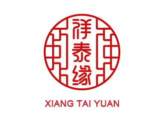 王娟的祥泰緣水餃店logologo設(shè)計