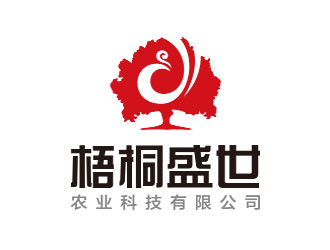 鐘炬的梧桐公社logo設(shè)計