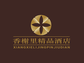 朱兵的香榭里精品酒店logo設(shè)計