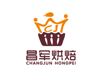 昌軍烘焙logo設計