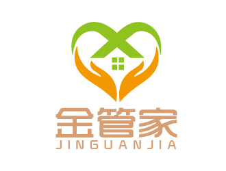 趙軍的金管家/廣東金管家家政服務有限公司logo設(shè)計