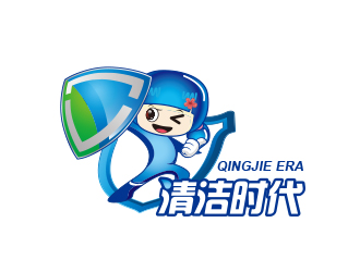 黃安悅的清潔時代logo設(shè)計(jì)