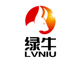 余亮亮的綠牛logo設計