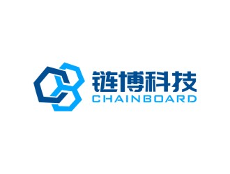 陳國(guó)偉的鏈博科技公司logologo設(shè)計(jì)