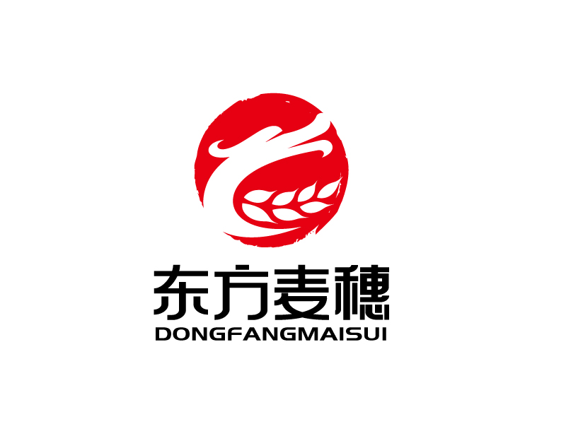 張俊的白酒品牌，東方麥穗logo設(shè)計(jì)