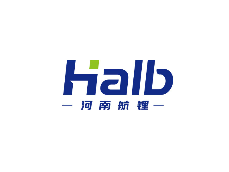 朱紅娟的logo名稱：halb，公司名稱：河南航鋰新能源科技有限公司logo設(shè)計