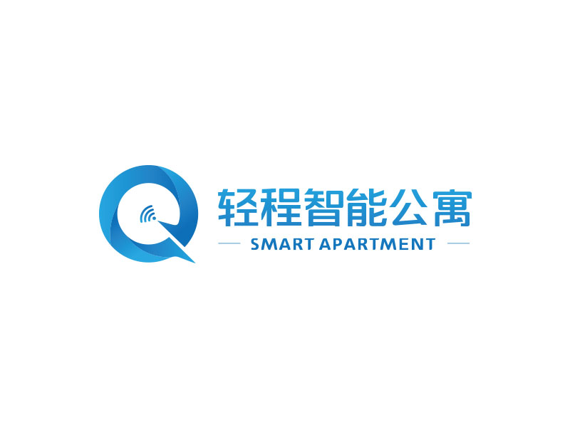 朱紅娟的輕程智能公寓logo設(shè)計