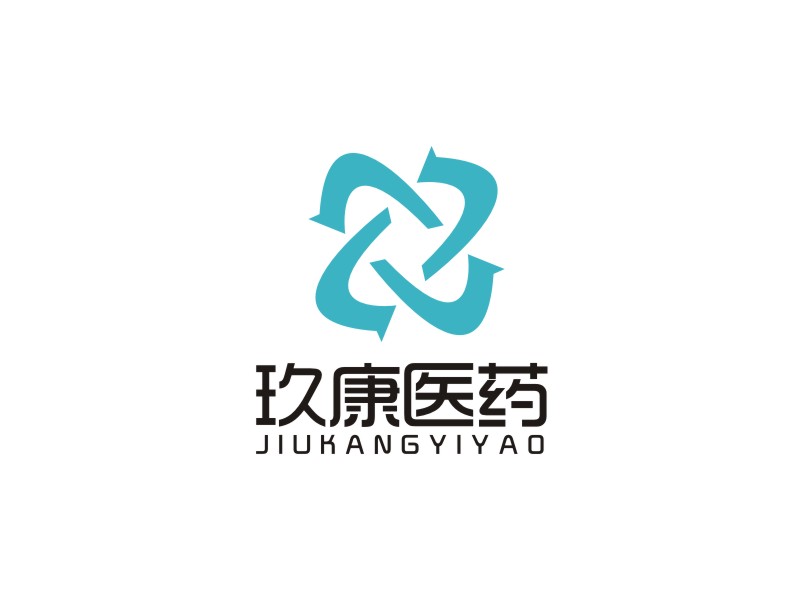 李泉輝的廣州玖康醫(yī)藥研究有限公司logo設計