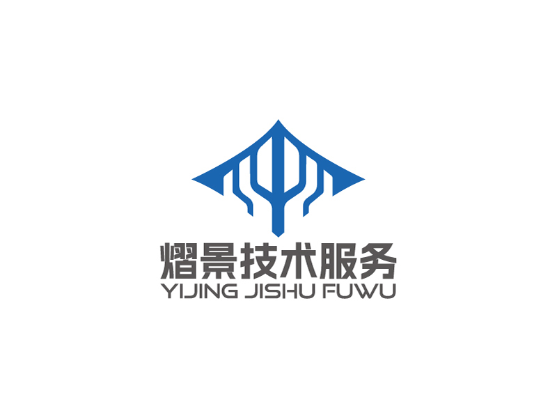 楊忠的熠景，熠景技術(shù)服務(wù)logo設(shè)計