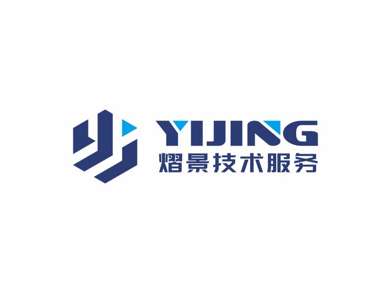 何嘉健的熠景，熠景技術(shù)服務(wù)logo設(shè)計