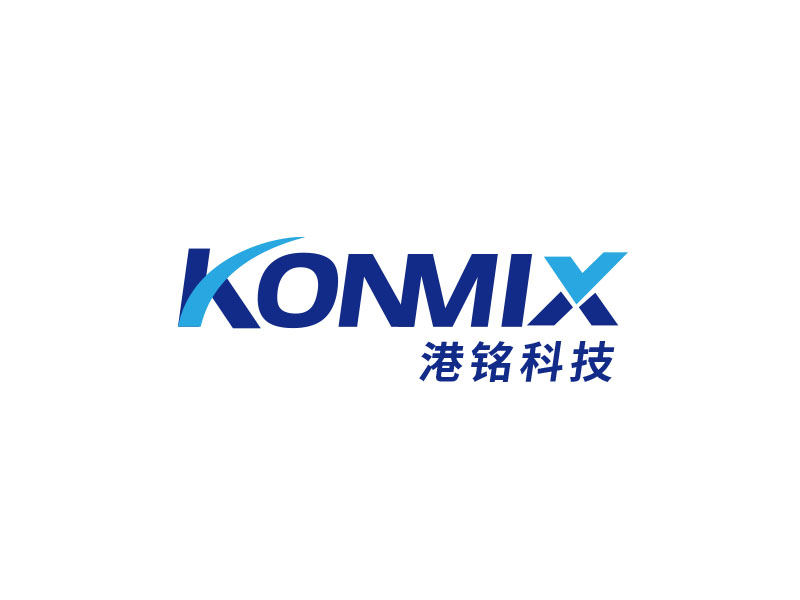 朱紅娟的KONMIX  + 港銘科技logo設(shè)計(jì)